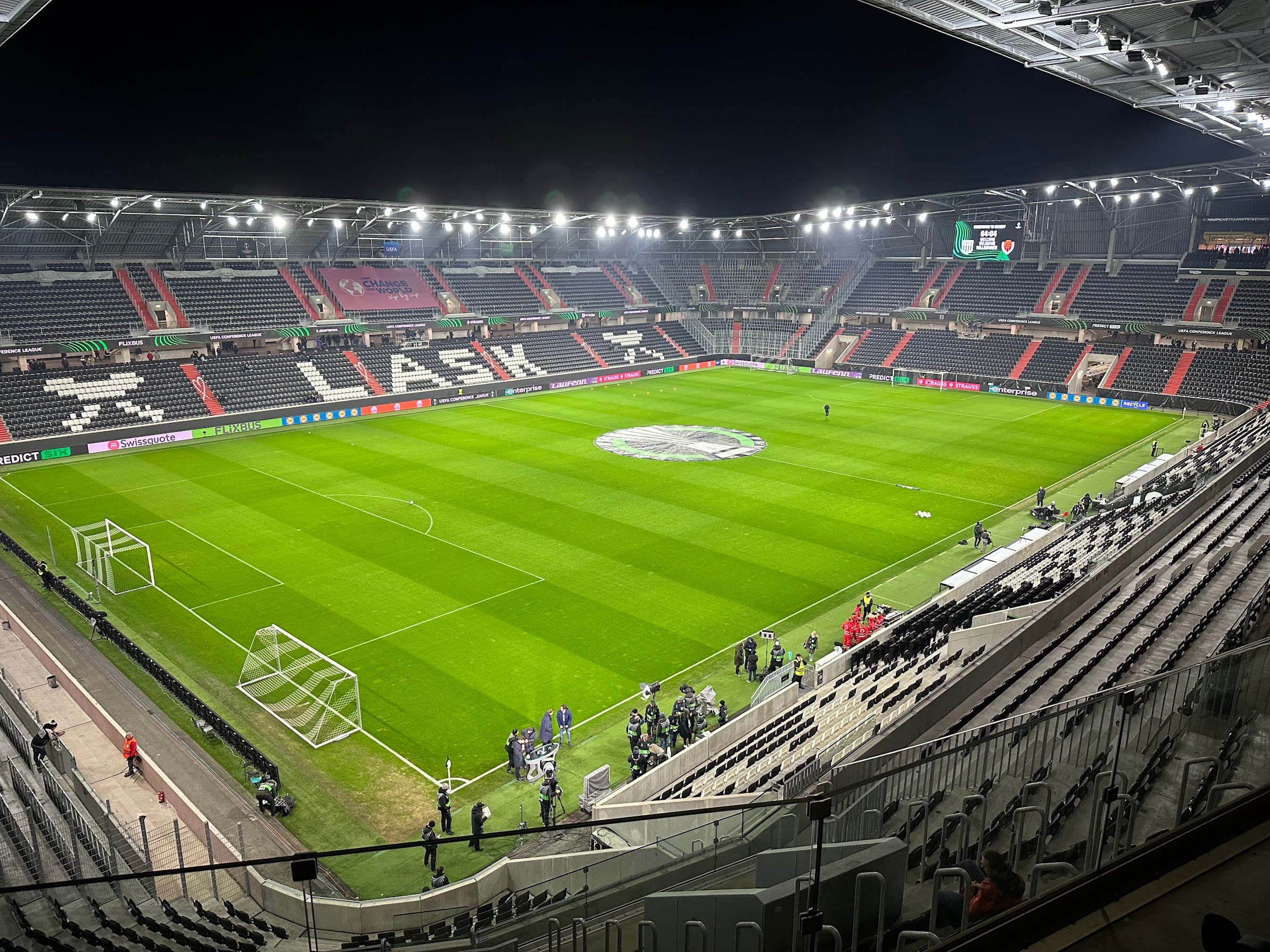 An Icelandic team, an Austrian December, and a half-empty stadium